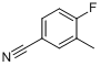 CAS:185147-08-4_4-氟-3-甲基苯腈的分子结构