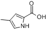 CAS:18711-59-6_4-甲基-2-吡咯甲酸的分子结构