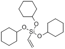 CAS:18724-16-8_乙烯基三环己基氧化硅烷的分子结构