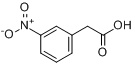 CAS:1877-73-2_3-硝基苯乙酸的分子结构