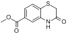 CAS:188614-01-9_3-羰基-3,4-二氢-2H-1,4-苯并噻嗪-6-羧酸甲酯的分子结构