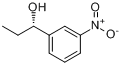 CAS:188770-83-4_(S)-1-(3-硝基苯基)丙醇的分子结构