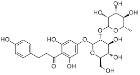 CAS:18916-17-1_柚皮苷二氢查尔酮的分子结构