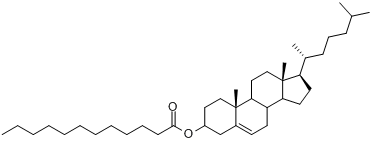 CAS:1908-11-8_胆固醇月桂酸酯的分子结构