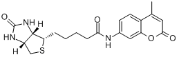 CAS:191223-35-5_N-D-生物素-7-氨基-4-甲基香豆素的分子结构