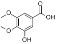 CAS:1916-08-1_3,4-二甲氧基-5-羟基苯甲酸的分子结构
