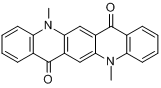 CAS:19205-19-7_N,N'-二甲基喹吖啶酮的分子结构