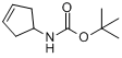 CAS:193751-54-1_1-(N-Boc-氨基)-3-环戊烯的分子结构