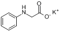 CAS:19525-59-8_苯胺基乙酸钾的分子结构