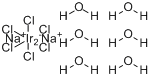 CAS:19567-78-3_氯铱酸钠六水合物的分子结构