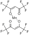 CAS:19648-86-3_双(六氟乙酰丙酮)合锰(II)的分子结构