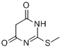 CAS:1979-98-2_4,6-二羟基-2-甲巯基嘧啶的分子结构