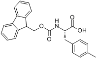 CAS:199006-54-7_FMOC-L-4-甲基苯丙氨酸的分子结构