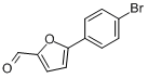 CAS:20005-42-9_5-(4-溴苯基)-2-呋喃甲醛的分子结构