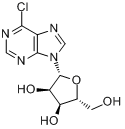 CAS:2004-06-0_6-氯嘌呤核苷的分子结构
