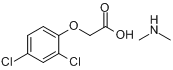 CAS:2008-39-1_2,4-二氯苯氧乙酸二甲胺盐的分子结构