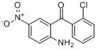 CAS:2011-66-7_2-氨基-5-硝基-2'-氯二苯甲酮的分子结构