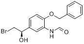 CAS:201677-59-0_(R)-N-(2-(苄氧基)-5-(2-溴-1-羟基乙基)苯基)甲酰胺的分子结构