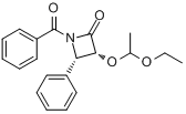 CAS:201856-53-3_(3R,4S)-1-苯甲酰-3-(1-乙氧乙氧基)-4-苯基-2-氮杂环丁酮的分子结构