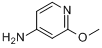 CAS:20265-39-8_4-氨基-2-甲氧基吡啶的分子结构