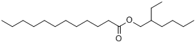 CAS:20292-08-4_十二酸-2-乙基己酯的分子结构