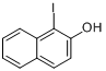 CAS:2033-42-3_1-碘-2-萘酚的分子结构