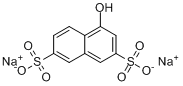 CAS:20349-39-7_1-萘酚-3,6-二磺酸钠的分子结构