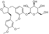 CAS:20362-31-6_牛蒡苷的分子结构