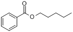 CAS:2049-96-9_苯甲酸正戊酯的分子结构