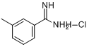 CAS:20680-59-5_3-甲基苄脒盐酸盐的分子结构