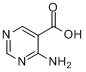 CAS:20737-41-1_4-氨基嘧啶-5-羧酸的分子结构