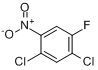 CAS:2105-59-1_2,4-二氯-5-氟硝基苯的分子结构