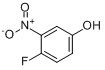 CAS:2105-96-6_4-氟-3-硝基苯酚的分子结构