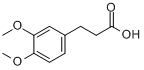 CAS:2107-70-2_3,4-二甲氧基苯丙酸的分子结构