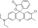 CAS:21121-62-0_2'-氯-6'-(二乙氨基)-3'-甲基荧烷的分子结构