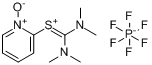 CAS:212333-72-7_N,N,N',N'-四甲基-S-(1-氧代-2-吡啶基)硫脲�f六氟磷酸盐的分子结构