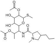 CAS:2132-62-9_林可霉素2,7-二乙酸酯的分子结构