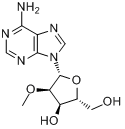 CAS:2140-79-6_2'-O-甲基腺苷的分子结构