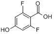 CAS:214917-68-7_2,6-二氟-4-羟基苯甲酸的分子结构