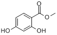 CAS:2150-47-2_2,4-二羟基苯甲酸甲酯的分子结构