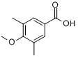 CAS:21553-46-8_3,5-二甲基-4-甲氧基苯甲酸的分子结构