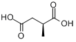 CAS:2174-58-5_(S)-(-)-甲基丁二酸的分子结构