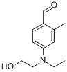 CAS:21850-52-2_N-乙基-N-羟乙基-4-氨基-2-甲基苯甲醛的分子结构
