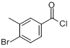 CAS:21900-25-4_4-溴-3-甲基苯甲酰氯的分子结构