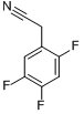 CAS:220141-74-2_2,4,5-三氟苯乙腈的分子结构