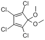 CAS:2207-27-4_5,5-二甲氧基-1,2,3,4-四氯环戊二烯的分子结构