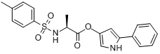 CAS:221446-55-5_3-(N-对甲磺酰-L-丙氨酰氧基)-5-苯基吡咯的分子结构