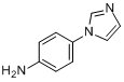 CAS:2221-00-3_4-(咪唑-1-基)苯胺的分子结构