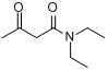 CAS:2235-46-3_N,N-二乙基乙酰乙酰胺的分子结构