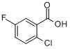 CAS:2252-50-8_2-氯-5-氟苯甲酸的分子结构